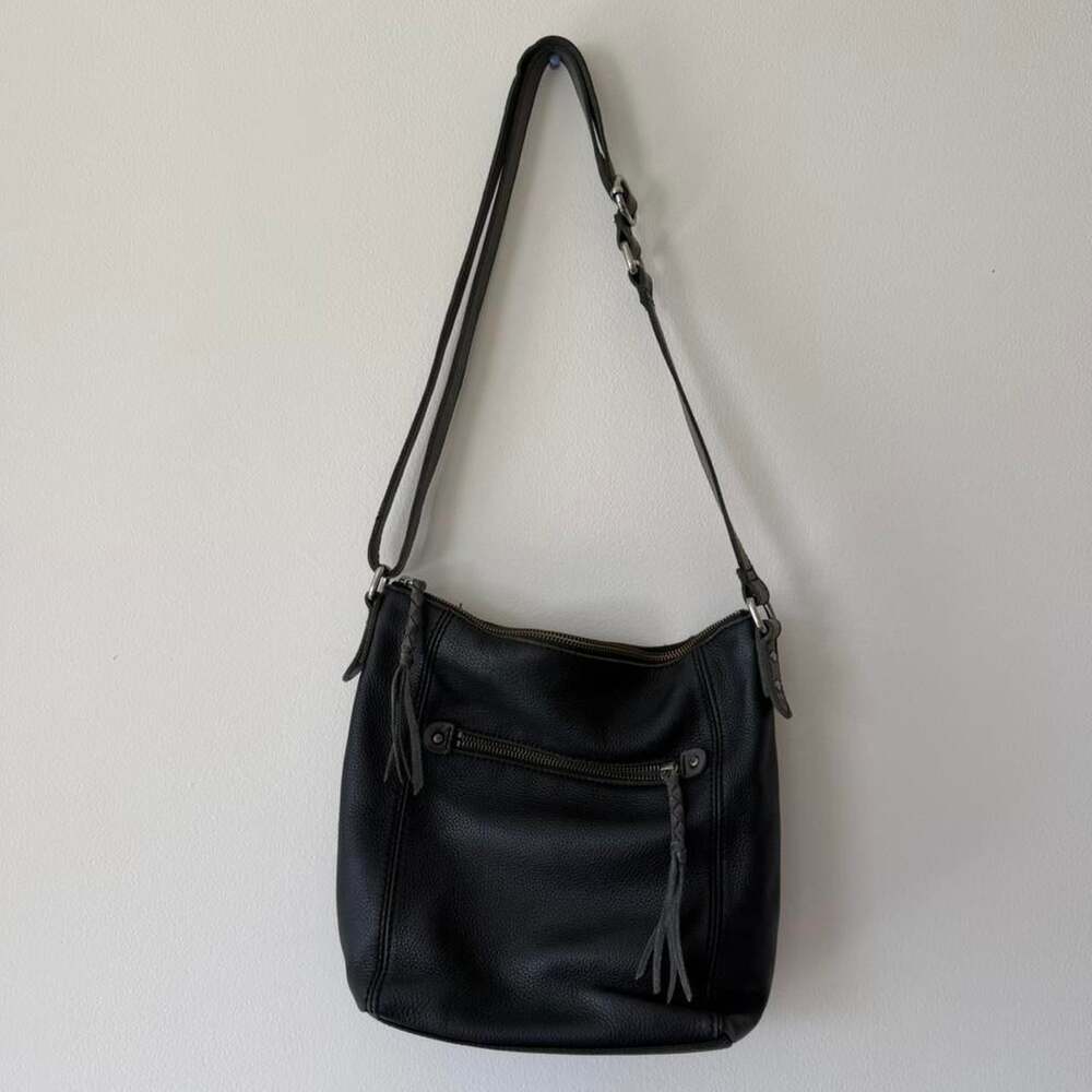 The Sak Black Leather Crossbody 61 E 5